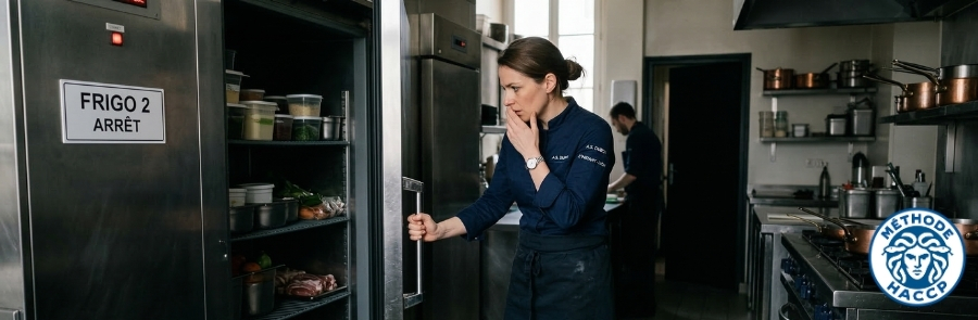 Une coupure électrique pendant la chaîne du froid